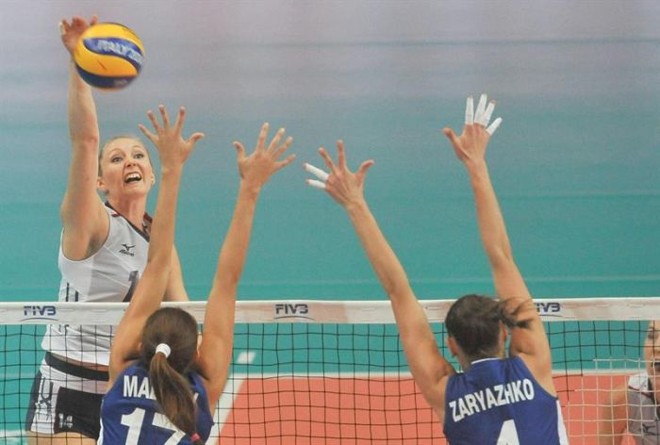 Nicole Fawcett, jogadora dos EUA no Mundial de vôlei | 