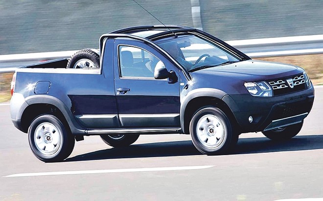 Picape inédita difere da versão Dacia- A Dacia exibiu no início deste mês uma picape baseada no Duster. Serão apenas 500 unidades produzidas para uma empresa na Romênia. E, ao contrário do que parecia ser, a futura picape da Renault só herdará do projeto europeu o desenho dos faróis e da grade, para identificá-lo como sendo derivado do SUV compacto |