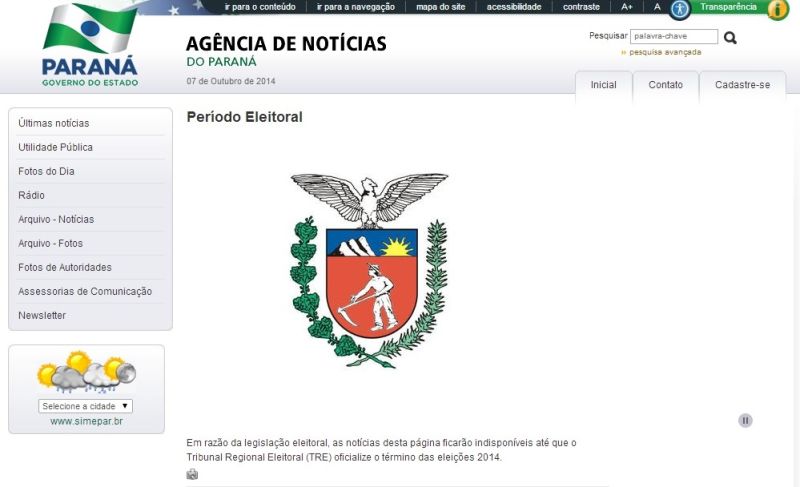 | Reprodução/Governo do Estado do Paraná