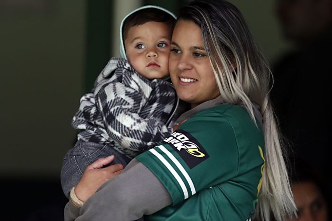 Torcida do Coxa comemorou a vitória sobre o Atlético |