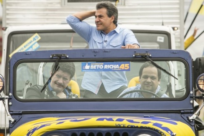 Beto Richa em campanha | 