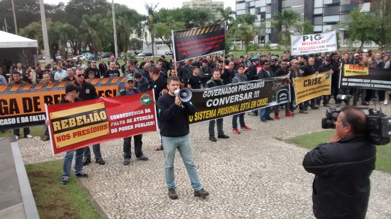 Categoria pede mais segurança no interior dos presídios do PR | Aliocha Mauricio / Tribuna do Paraná