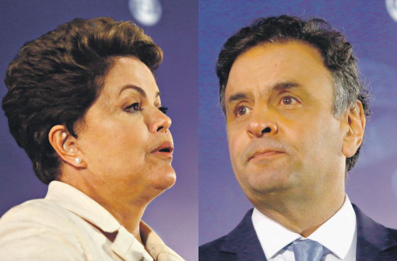 Aécio passa Dilma na corrida presidencial, aponta Paraná Pesquisas | Adriana Spaca/Folhapress