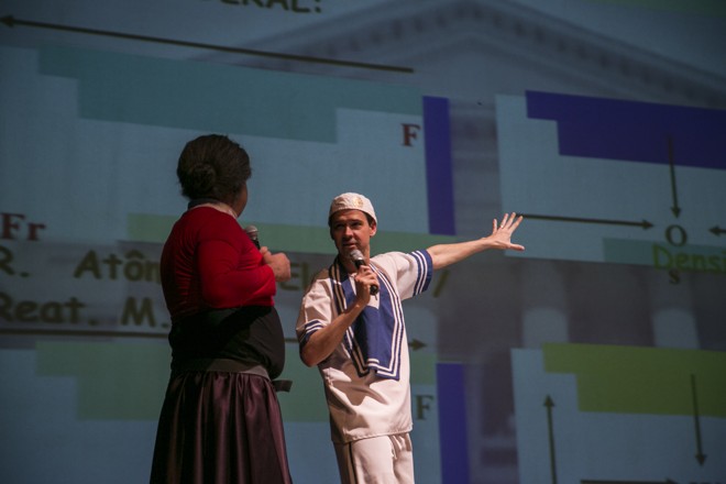 Aulão no colégio Marista. | 