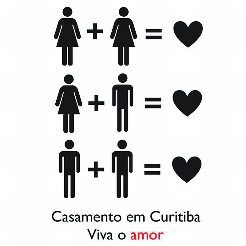 À noite, banner do casamento
coletivo voltou a ser exibido | Reprodução Facebook