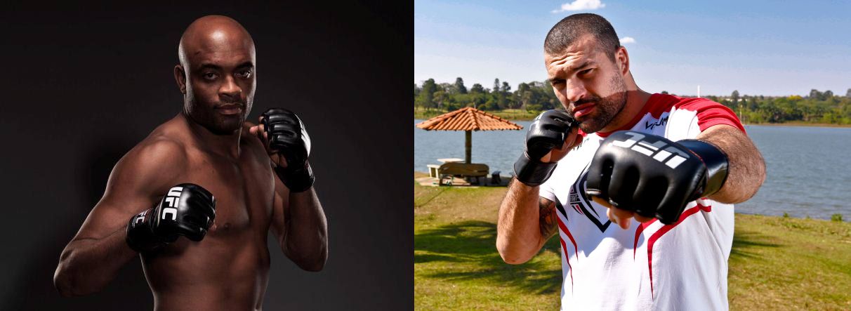 Anderson Silva e Maurício Shogun nasceram em Curitiba e foram forjados na Chute Boxe. | Divulgação/ UFC