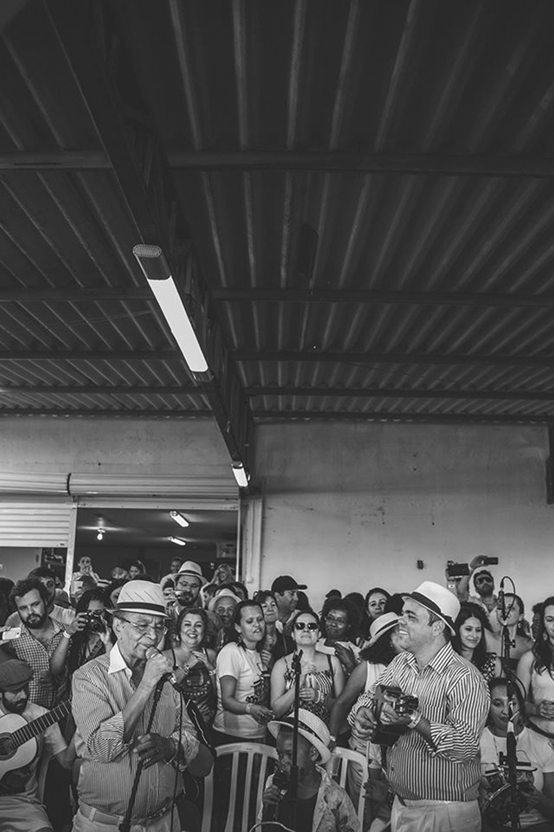 Passando o bastão: Monarco, Paulinho Sabu e Tuco comandaram a festa | Ricardo Soca/Divulgação