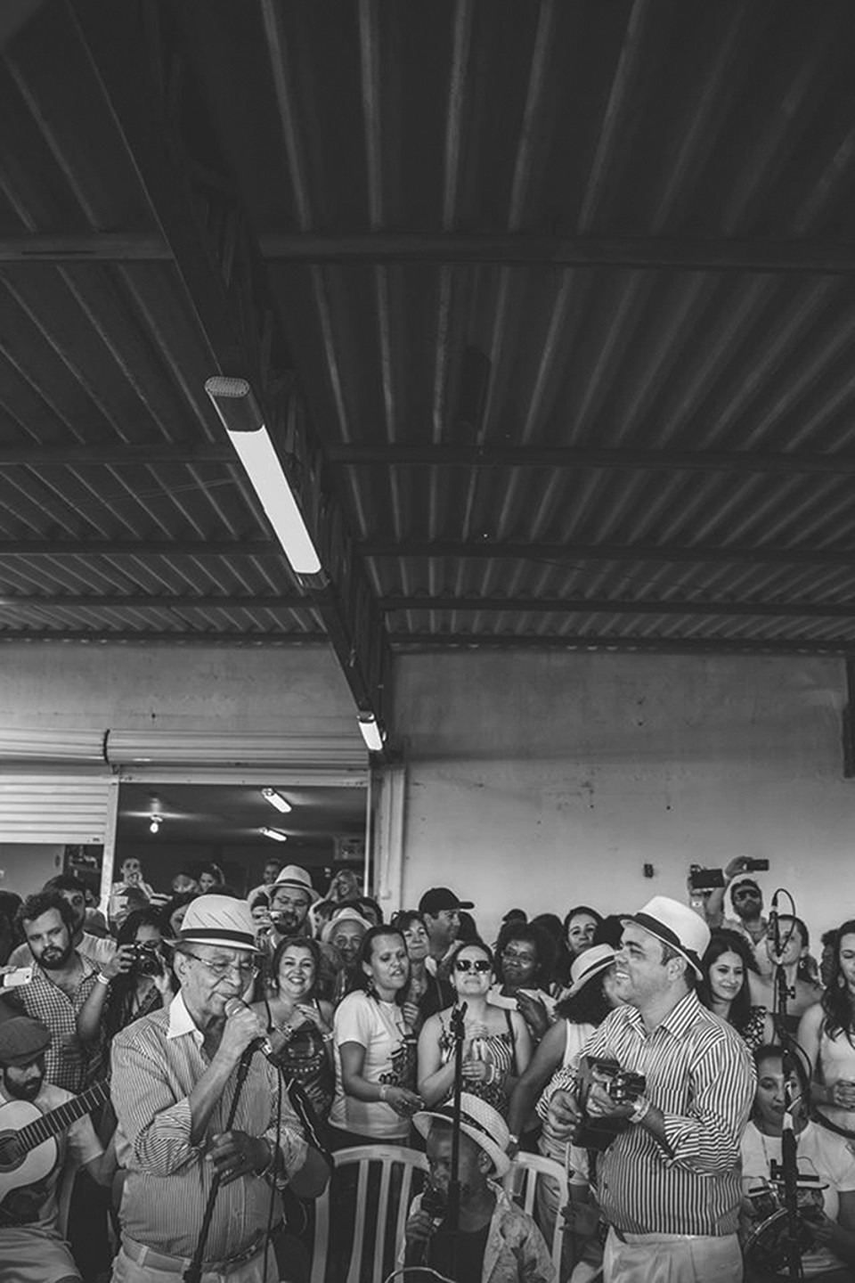 Passando o bastão: Monarco, Paulinho Sabu e Tuco comandaram a festa | Ricardo Soca/Divulgação