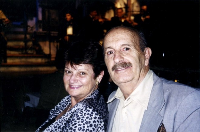 Lineu com a esposa, Regina, em Buenos Aires (2005) | 