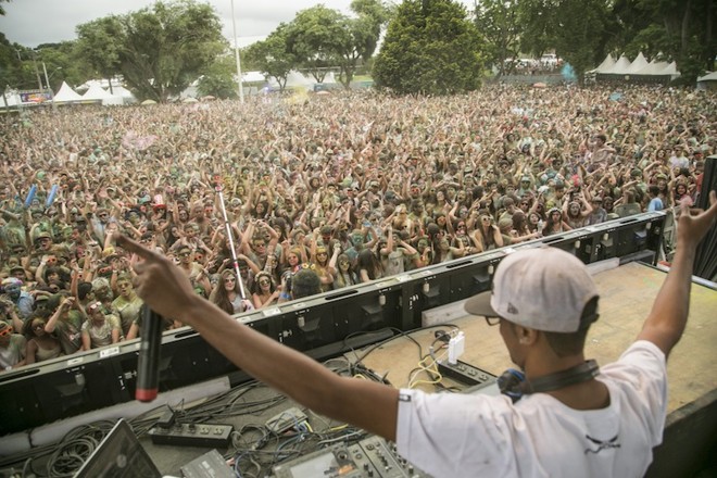 Música eletrônica agitou o festival | 