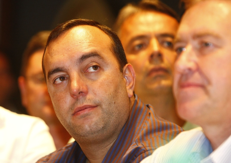 Francischini (esq.) e Ducci (dir.), deputados eleitos pelo SD e PSB, partidos que ensaiam fundir-se juntamente com DEM, PPS e PV | Marcelo Elias/Gazeta do Povo/Arquivo