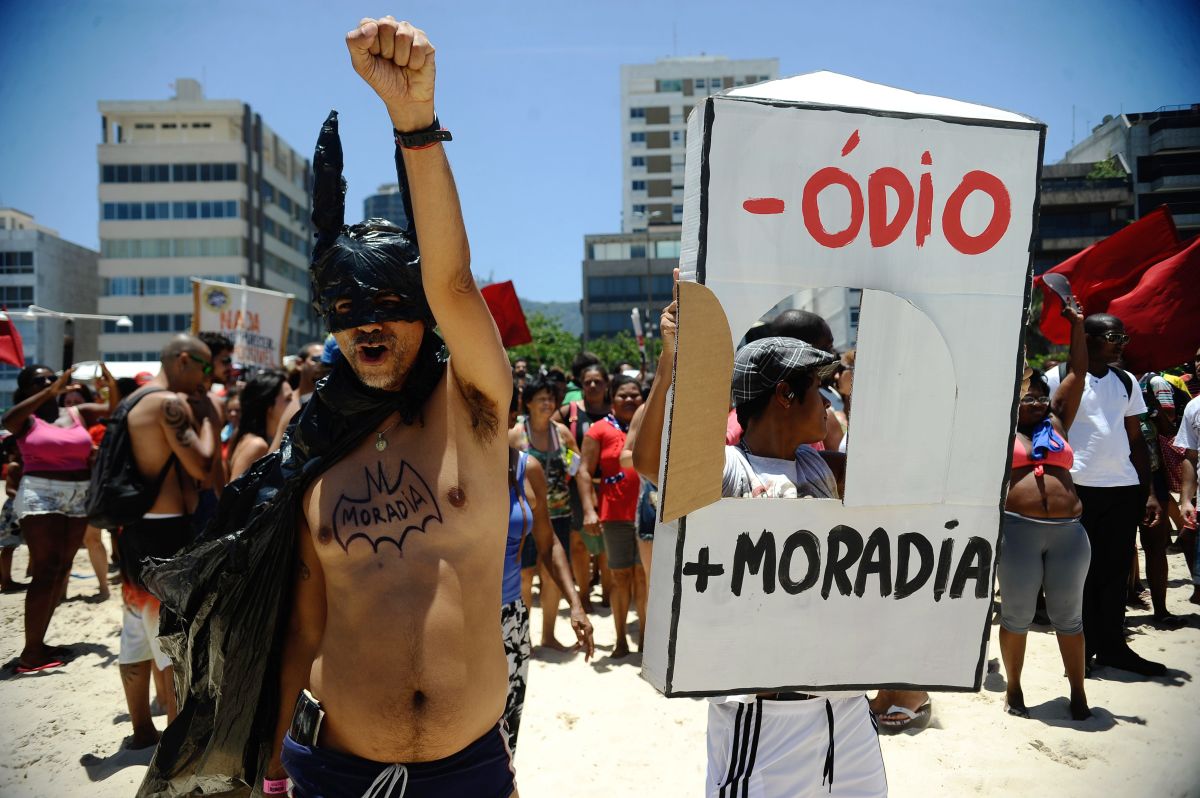 O ato reuniu cerca de 500 pessoas | Fernando Frazão / Agência Brasil