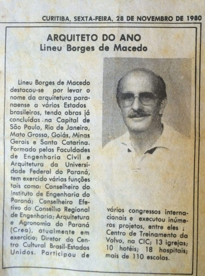 Recorte de jornal de 1980 | 