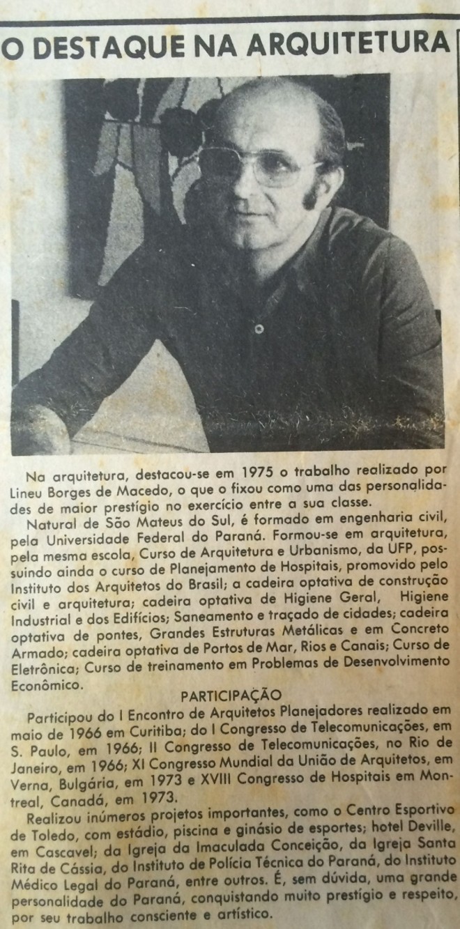 Recorte de jornal de 1975 | 