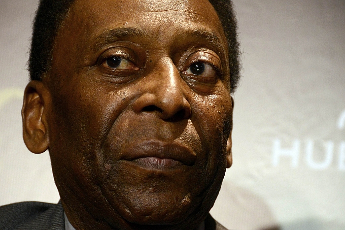 Pelé foi internado na noite de quarta-feira ao passar mal antes de um evento, em Santos. | REUTERS/Lucas Landau