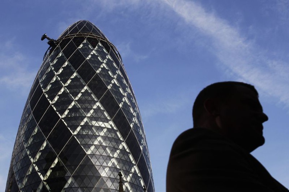 O nome oficial do edifício é 30 St Mary Axe, por seu domicílio na City | Luke MacGregor/Reuters