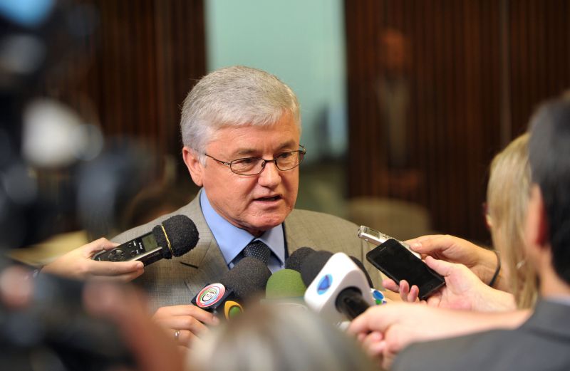 A justificativa para a sessão da Assembleia que irá julgar o pedido do STJ para investigar o governador Beto Richa ser fechada é que o processo tramita em segredo de Justiça, segundo o presidente da Casa, Valdir Rossoni (PSDB) | Sandro Nascimento / Alep / Divulgação