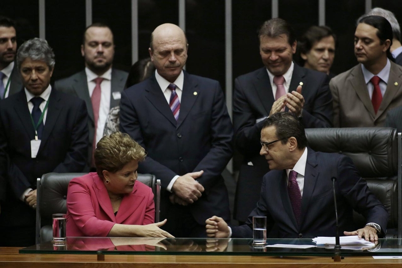 Dilma com Henrique Alves: governo tenta negociação | Ueslei Marcelino/ Reuters