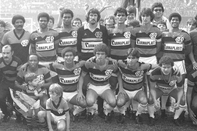 Pelo Atlético, no time campeão paranaense de 1983 e semifinalista do Brasileiro. | 