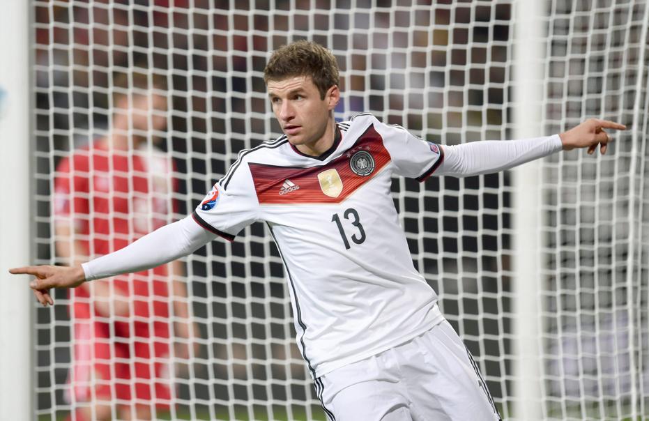 Thomas Müller fez dois gols contra Gibraltar | EFE