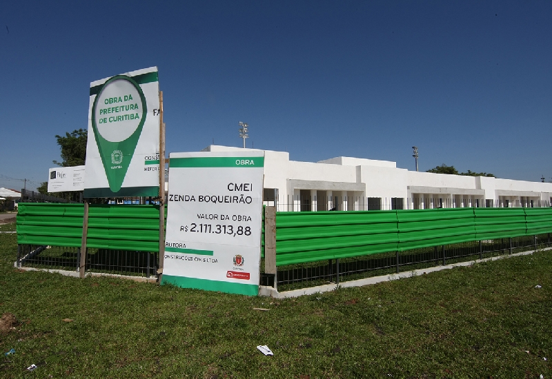 Novos CMEIs, como no Boqueirão, abrirão até 9 mil vagas; o restante virá de escolas adaptadas | Aniele Nascimento/Gazeta do Povo