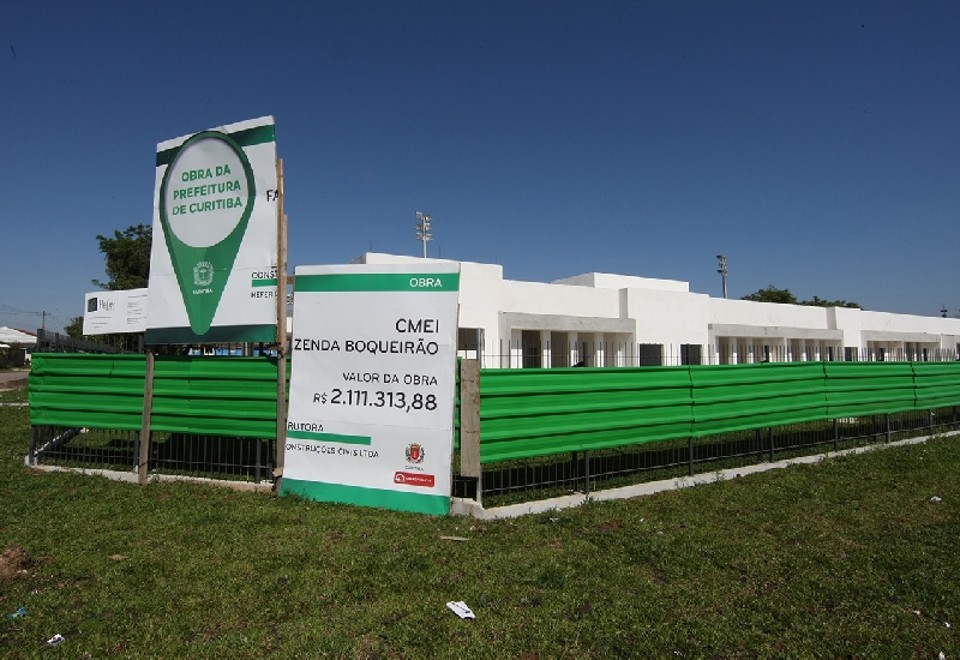Novos CMEIs, como no Boqueirão, abrirão até 9 mil vagas; o restante virá de escolas adaptadas | Aniele Nascimento/Gazeta do Povo