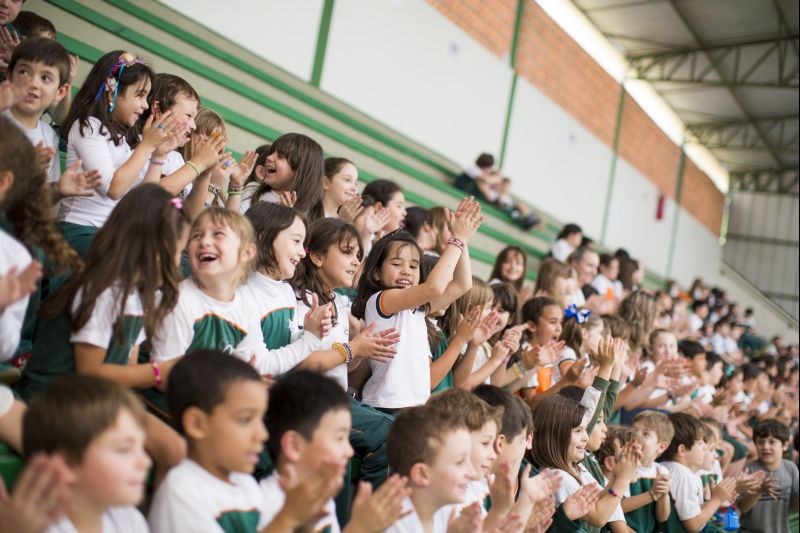 Experiência na escola teve até comício de candidatos mirins | Brunno Covello/Gazeta do Povo