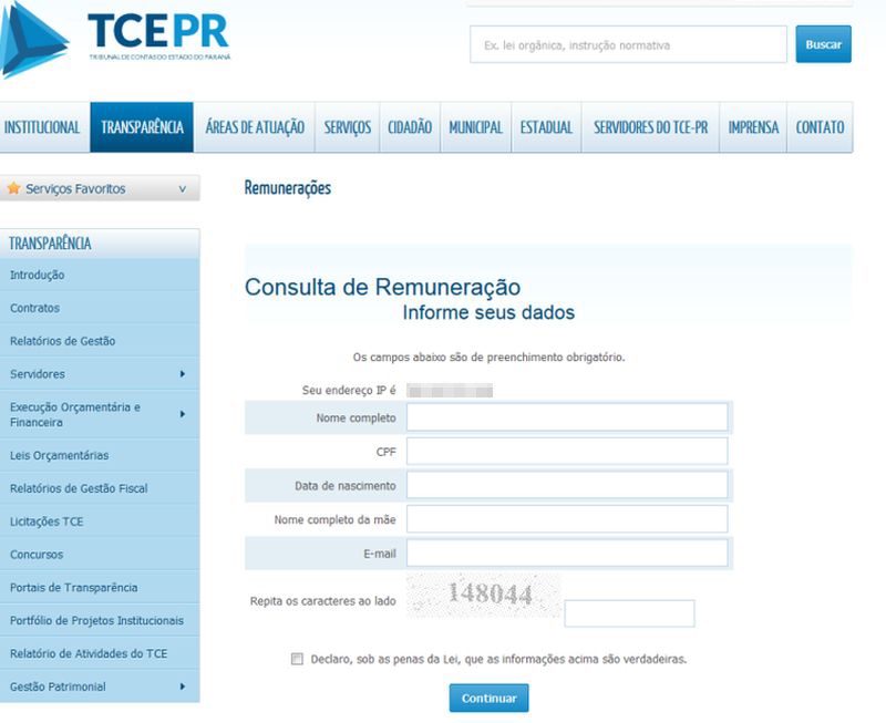 O usuário tem de preencher um questionário a cada consulta | Reprodução da internet