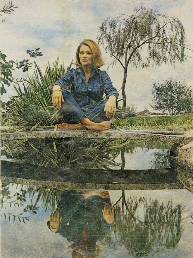 Laís em fotografia publicada na revista O Cruzeiro, de 1972 |