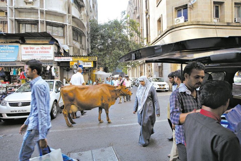 O governo indiano quer transformar Kala Ghoda, um dos bairros mais antigos de Mumbai, em centro cultural | Kuni Takahashi para The New York Times