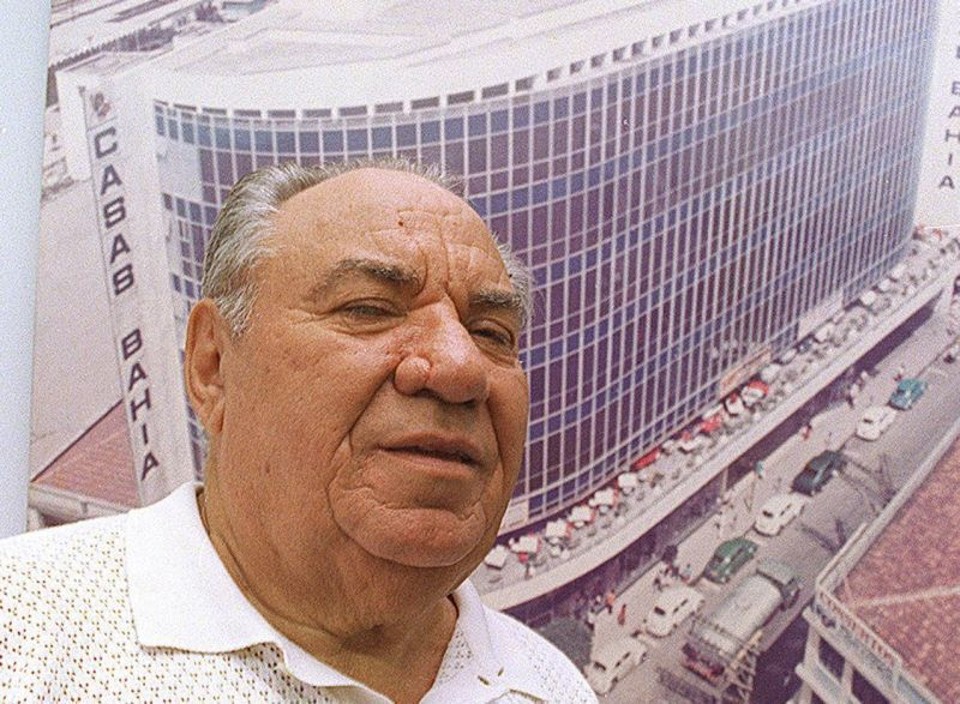 Samuel Klein, em foto de 1997: polonês naturalizado brasileiro, empresário nasceu em Lublin, na Polônia | Janete Longo/Folhapress