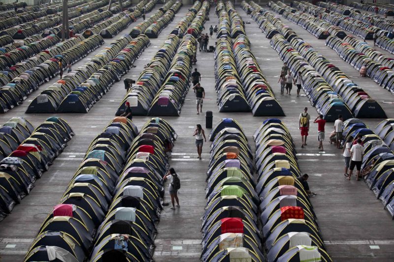 As vagas de camping para o evento do ano que vem já estão esgotadas | Fernando Donasci/Reuters