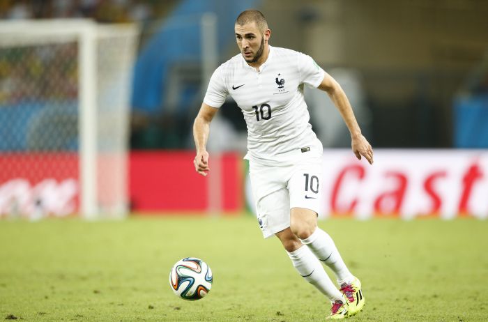 Atacante Benzema, da França, que deve enfrentar o Brasil em março em amistoso | Hugo Harada / Gazeta do Povo