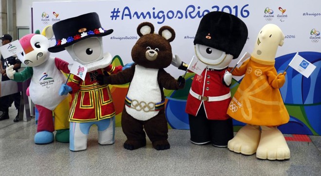 Mascotes históricos estão no Rio de Janeiro | Reuters