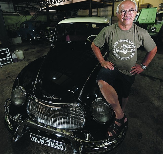 O DKV 1964 do colecionador é um dos 2,1 mil modelos placa preta no estado | 