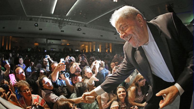 Na manhã dessa quinta-feira (20) o ex-presidente Lula participou do evento Cultivando Água Boa, em Foz do Iguaçu | Ricardo Stuckert / Instituto Lula