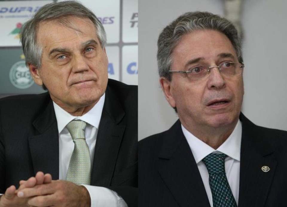 Vilson Ribeiro de Andrade e Rogério Portugal Barcellar, candidatos à presidência do Coritiba | Arquivo Gazeta do Povo