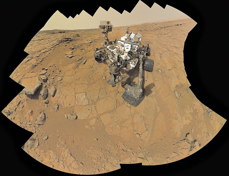 A sonda Curiosity, da Nasa, registrou presença de metano, substância que pode ser resultado da presença de micróbios | NASA