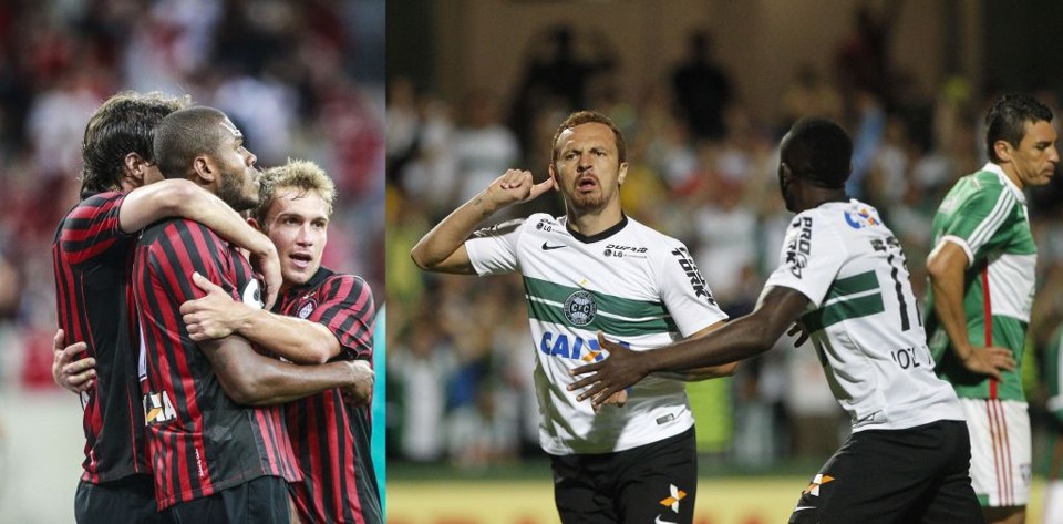 Atleticanos e coxas-brancas jogam a última rodada sem grandes aspirações na tabela. | Lineu Filho/ Tribuna do Paraná e Jonathan Campos/ Gazeta do Povo