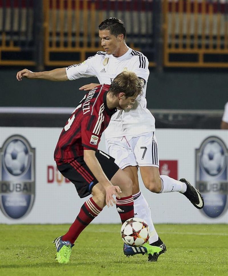Derrota do Real Madrid de Cristiano Ronaldo para o Milan não interfere na busca do recorde de vitórias | EFE