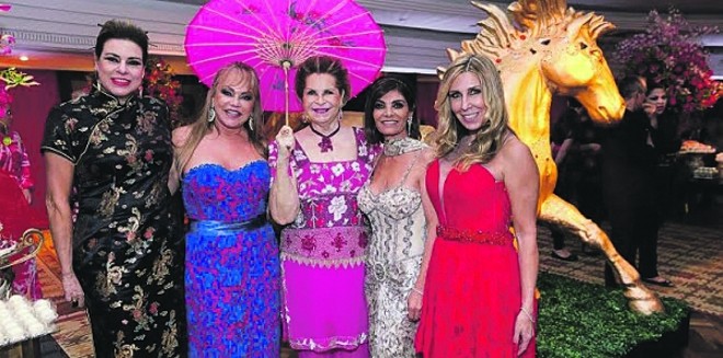 Márcia Toccafondo, Cida Colombo, Florlinda Andraus, Marcia Florenzano e Louise Alves |