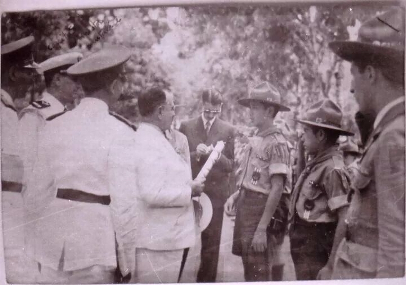 Escoteiros finalmente entregam a carta a Getúlio Vargas em fevereiro de 1942 | Arquivo familiar