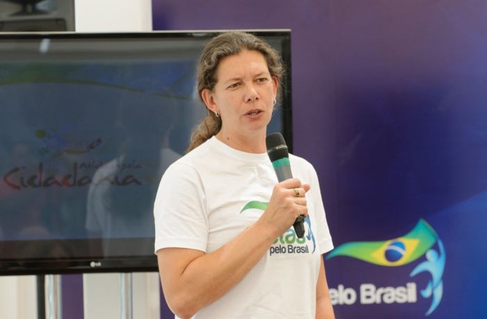 Ex-jogadora de vôlei Ana Moser, líder do Atletas pelo Brasil, que criticou a escolha do novo ministro dos Esportes | Gustavo Alves / Divulgação