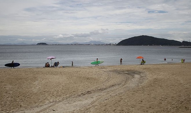 Praia mansa, em Caiobá | 