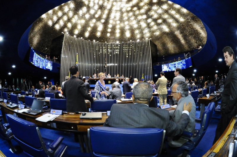 Plenário do Senado: aprovação dos aumentos salariais horas após os projetos passarem na Câmara | Waldemir Barreto/Agência Senado