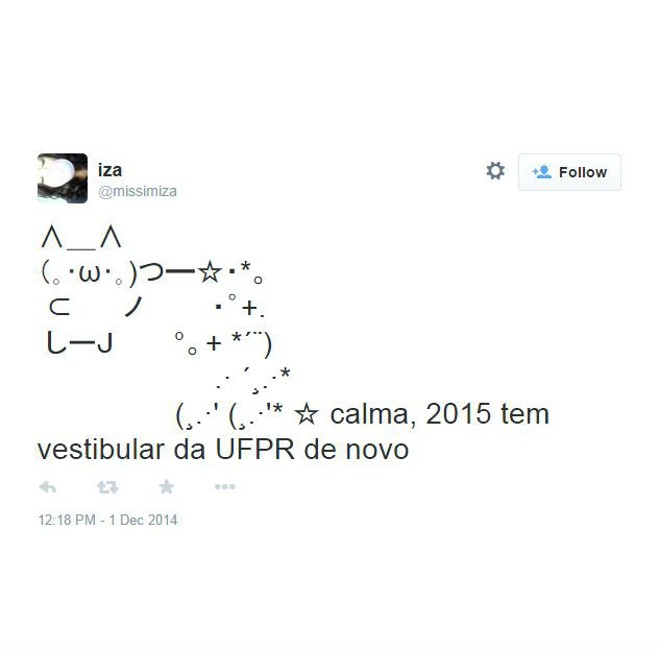 Ano que vem tem outras provas |