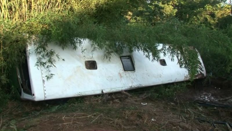 Matagal teria minimizado efeitos de impacto da queda | Reprodução/Wilson Del Passo/RPC-TV