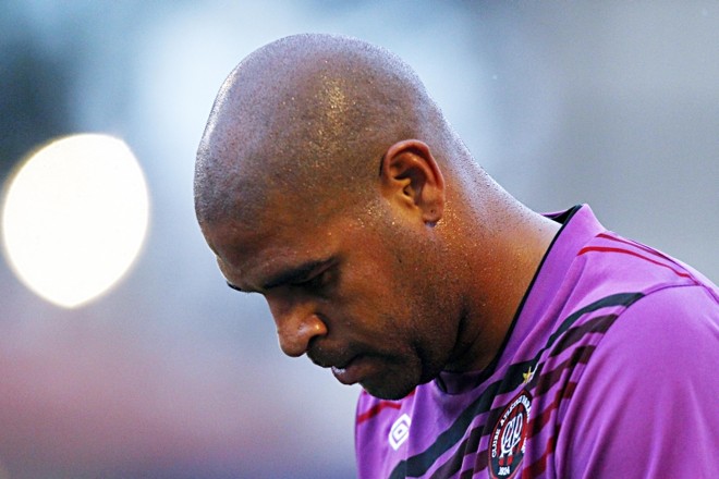 Atacante Adriano Imperador foi uma das decepções do Furacão | Albari Rosa / Gazeta do Povo