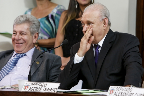 Ademar Traiano (à dir.), deputado estadual | Henry Milléo/ Gazeta do Povo