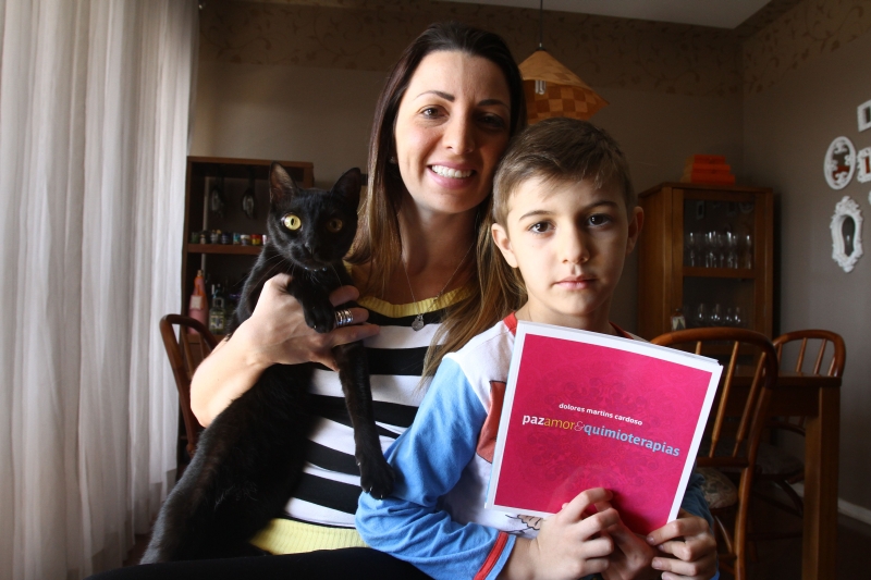 A nutricionista Dolores Cardoso engravidou de Miguel três meses após o fim da quimioterapia | Roberto Custódio/Jornal de Londrina